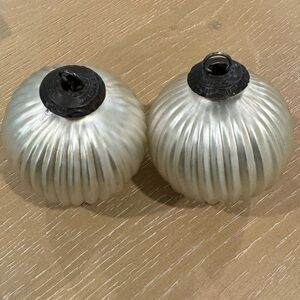 Pair of Vintage Midwest Kugel Ornaments